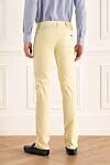 Jacob Cohen Cotton jeans yellow for men - logo, contrast stitching. 96% cotton, 4% elastane. buttons. Three side pockets, two back pockets. Country of manufacture: Italy. Care: specialized cleaning - photo 5