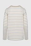 White cotton jumper for women Loro Piana - striped pattern. 100% cotton. Country of manufacture: Italy. Care: specialized cleaning - photo 6