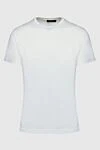 Loro Piana White cotton T-shirt for men - 100% cotton. Country of manufacture: Italy. Care: specialized cleaning - photo 1