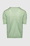 Short sleeve silk jumper green for men Stefano Ricci - Short sleeve. 100% silk. Country of manufacture: Italy. Care: specialized cleaning - photo 6