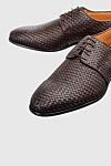 Pellettieri di Parma Brown leather men's shoes - Wicker. 100% leather. Fastener: Buckle. Interior finish: Leather. Insole: Leather. Heel height: 2 cm. Other materials. Country of manufacture: Italy. Care: specialized cleaning - photo 5