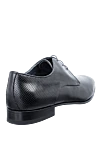 Men's black leather shoes Pellettieri di Parma - Perforation. 100% leather. Lace. Interior finish: Leather. Insole: Leather. Heel height: 2 cm. Leather. Country of manufacture: Italy. Care: specialized cleaning - photo 4