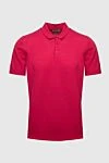 Dalmine Cotton polo red for men - 100% cotton. Buttons. Country of manufacture: Italy. Care: specialized cleaning - photo 1