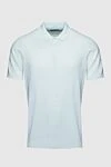 Dalmine Cotton polo white for men - 100% cotton. Buttons. Country of manufacture: Italy. Care: specialized cleaning - photo 1