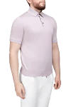 Dalmine Polo made of cotton white for men - 100% cotton. Closure: Buttons. Country of manufacture: Italy. Care: specialized cleaning - photo 3