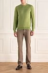 Men's jumper made of fine cotton with elastic trim Dalmine - 100% cotton. Country of manufacture: Italy. Care: specialized cleaning - photo 2