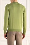 Men's jumper made of fine cotton with elastic trim Dalmine - 100% cotton. Country of manufacture: Italy. Care: specialized cleaning - photo 4