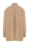 Loro Piana Women's linen shirt-blouse green - 100% linen. buttons. Country of manufacture: Italy. Care: specialized cleaning - photo 5