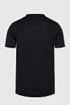 Black cotton T-shirt for men Limitato - print pattern. 100% cotton. Country of manufacture: Italy. Care: specialized cleaning - photo 6