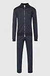Billionaire Gray men's silk sports suit - Contrast zipper, brand logo. 100% silk. Closure: Drawstring, zipper. Four side pockets. Country of manufacture: Italy. Care: specialized cleaning - photo 1