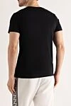 Black cotton T-shirt for men Balmain - brand logo print. 100% cotton. Country of manufacture: Italy. Care: specialized cleaning - photo 4