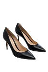 Gianvito Rossi Classic women's black leather pumps - logo on the insole. genuine leather. Heel height: 8 centimeters. Country of manufacture: Italy. Care: specialized cleaning - photo 3