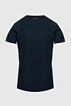 Cotton T-shirt blue for men Billionaire - logo. 100% cotton. Country of manufacture: Italy. Care: specialized cleaning - photo 6