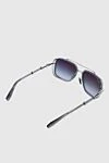Sunglasses made of metal and plastic, gray for men Balmain - fantasy shape of the Frame, logo on the ear. UV protection, scratch protection, case included. plastic, metal. Country of manufacture: Italy. Care: specialized cleaning - photo 4