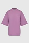 The Attico Sweatshirt made of cotton and lycra purple for women - 95% cotton, 5% lycra. Country of manufacture: Italy. Care: specialized cleaning - photo 1