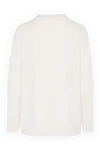 White cashmere jumper for women Panicale - 100% cashmere. Country of manufacture: Italy. Care: specialized cleaning - photo 6