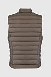 Moorer Brown polyamide and polyurethane vest for men - 95% polyamide, 5% polyurethane. Closure: Zipper. Two side pockets. Country of manufacture: Italy. Care: specialized cleaning - photo 7