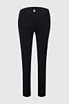 Moncler Women's slim-fit pants with logo black - logo. four pockets. 71% polyamide, 23% viscose, 6% elastane. zipper. Country of manufacture: Italy. Care: specialized cleaning - photo 7