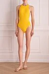 Women's swimsuit made of polyamide and lycra, yellow OYE Swimwear - 80% polyamide, 20% lycra. Closure: zipper. Country of manufacture: Italy. Care: specialized cleaning - photo 2