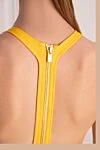 OYE Swimwear Women's swimsuit made of polyamide and lycra, yellow - 80% polyamide, 20% lycra. Closure: zipper. Country of manufacture: Italy. Care: specialized cleaning - photo 5