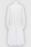 White cotton dress for women Peserico - buttons. textured insert at the back. 97% cotton, 3% elastane. Country of manufacture: Italy. Care: specialized cleaning - photo 6