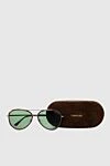 Tom Ford Green men's sunglasses made of metal and plastic - Decoration: logo on the temple. UV protection. plastic, metal. Country of manufacture: Italy. Care: specialized cleaning - photo 5