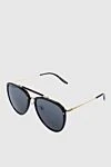 Gucci Black men's metal and plastic sunglasses for sun protection - Decoration: logo on the temple. UV protection. plastic, metal. Country of manufacture: Italy. Care: specialized cleaning - photo 3