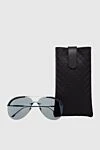 Bottega Veneta Men's gray metal and plastic sunglasses for sun protection - Decoration: logo on the temple. UV protection. plastic, metal. Country of manufacture: Italy. Care: specialized cleaning - photo 5