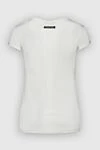 White silk T-shirt for women Tom Ford - inscription print. 100% silk. Country of manufacture: Italy. Care: specialized cleaning - photo 6