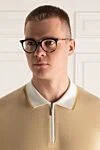 Окуляри з металу та пластику чорні чоловічі Chrome Hearts - логотип. пластик, метал. Країна виробник: США. Догляд: спеціалізоване чищення - фото 2