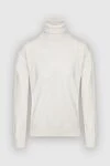 Peserico Golf white for women - sequins. 70% wool, 20% silk, 10% cashmere. Country of manufacture: Italy. Care: specialized cleaning - photo 1