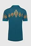 Dolce & Gabbana Чоловічі бірюзові футболки з барочним принтом і геральдичними медальйонами. (уцінка) - логотип, принт малюнку. 100% бавовна. Країна виробник: Італія. Догляд: спеціалізоване чищення - фото 7