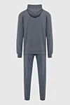 Brunello Cucinelli Sports suit for men made of cotton and polyamide gray - Hood. 93% cotton, 7% polyamide. Closure: Drawstring, zipper. Four side pockets. Country of manufacture: Italy. Care: specialized cleaning - photo 7