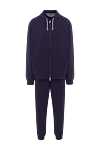 Brunello Cucinelli Комфортный спортивный костюм из плотного джерси с капюшоном - Капюшон. 93% хлопок, 7% полиамид. Кулиска, молния. Четыре боковых кармана. Страна производитель: Италия. Уход: специализированная чистка - фото 1
