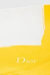 Dior Yellow silk scarf for women - logo. 100% silk. Country of manufacture: Italy. Care: specialized cleaning - photo 3