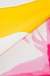 Yellow silk scarf for women Dior - logo. 100% silk. Country of manufacture: Italy. Care: specialized cleaning - photo 4