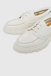 Dior Shoes women's with black star on sole white - lacing, logo on the back. leather. Heel height: 2 cm. Country of manufacture: Italy. Care: specialized cleaning - photo 5