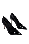 Le Silla Women's black leather pumps with high heels - logo on the insole. genuine leather. Heel height: 9 centimeters. Country of manufacture: Italy. Care: specialized cleaning - photo 3