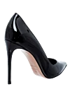 Women's black leather pumps with high heels Le Silla - logo on the insole. genuine leather. Heel height: 9 centimeters. Country of manufacture: Italy. Care: specialized cleaning - photo 4