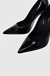 Le Silla Women's black leather pumps with high heels - logo on the insole. genuine leather. Heel height: 9 centimeters. Country of manufacture: Italy. Care: specialized cleaning - photo 5