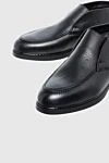 Doucal`s Black leather loafers for men - leather interior. 100% leather. Insole: leather. Sole Height: 2 cm. Country of manufacture: Italy. Care: specialized cleaning - photo 5