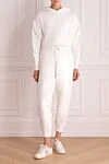 White women's walking suit made of cotton Philosophy di Lorenzo Serafini - 100% cotton. Closure: drawstring. Hood: yes. Country of manufacture: Italy. Care: specialized cleaning - photo 2