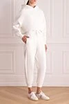 Philosophy di Lorenzo Serafini White women's walking suit made of cotton - 100% cotton. Closure: drawstring. Hood: yes. Country of manufacture: Italy. Care: specialized cleaning - photo 3