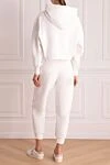 White women's walking suit made of cotton Philosophy di Lorenzo Serafini - 100% cotton. Closure: drawstring. Hood: yes. Country of manufacture: Italy. Care: specialized cleaning - photo 4