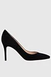 Gianvito Rossi Classic women's black nubuck pumps - logo on the insole. nubuck. Heel height: 7 centimeters. Country of manufacture: Italy. Care: specialized cleaning - photo 1