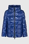 Herno Women's blue polyamide down jacket - 100% polyamide. stand collar. Closure: zipper. two side pockets. Insulation: 100% down. Country of manufacture: Italy. Care: specialized cleaning - photo 1