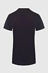 Black cotton T-shirt for men Balmain - logo print. 100% cotton. Country of manufacture: Italy. Care: specialized cleaning - photo 6