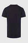 Black cotton T-shirt for men Balmain - logo print. 100% cotton. Country of manufacture: Italy. Care: specialized cleaning - photo 6