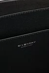 Givenchy Сумка зі шкіри чорна жіноча - металевий логотип. натуральна шкіра. блискавка. Країна виробник: Італія. Догляд: спеціалізоване чищення - фото 5