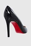 Black leather shoes for women Christian Louboutin - logo on the insole. leather. Heel height: 9 centimeters. Country of manufacture: Italy. Care: specialized cleaning - photo 4
